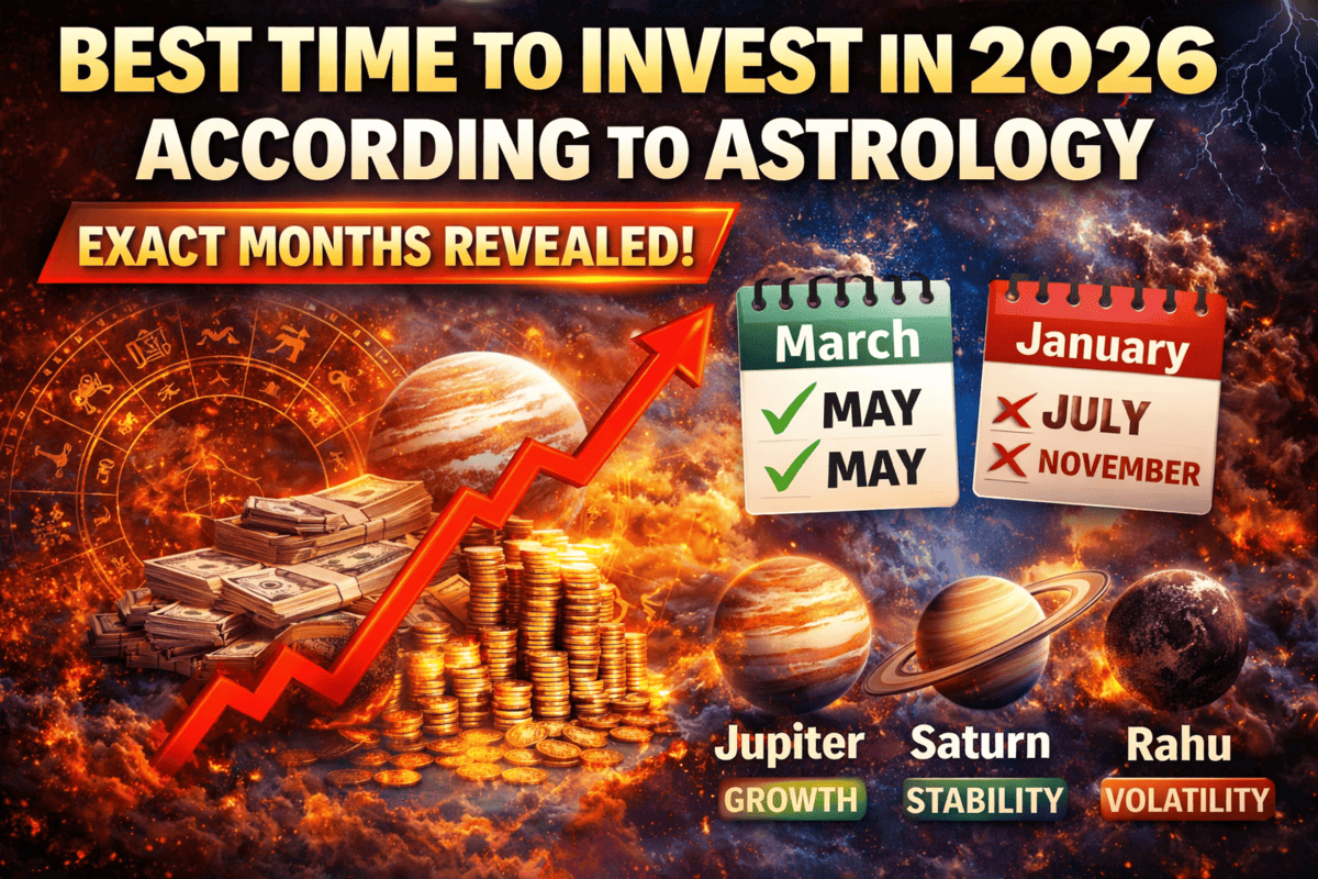 Best Time to Invest in 2026 According to Astrology (Exact Months of Profit & Loss Revealed!)