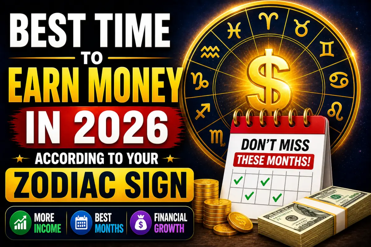 Best Time to Earn Money in 2026 According to Your Zodiac Sign (Don’t Miss These Months)