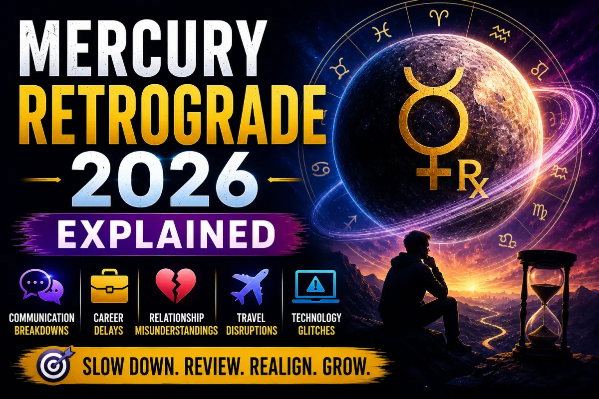 Mercury Retrograde 2026 Explained: Real Effects on Communication, Career, Relationships & Technology According to Vedic Astrology