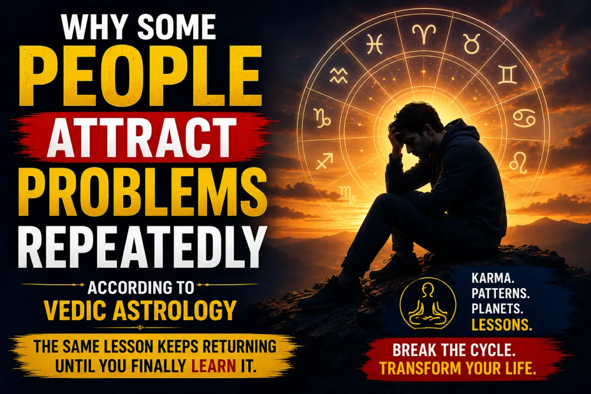 Why Some People Attract Problems Repeatedly According to Vedic Astrology