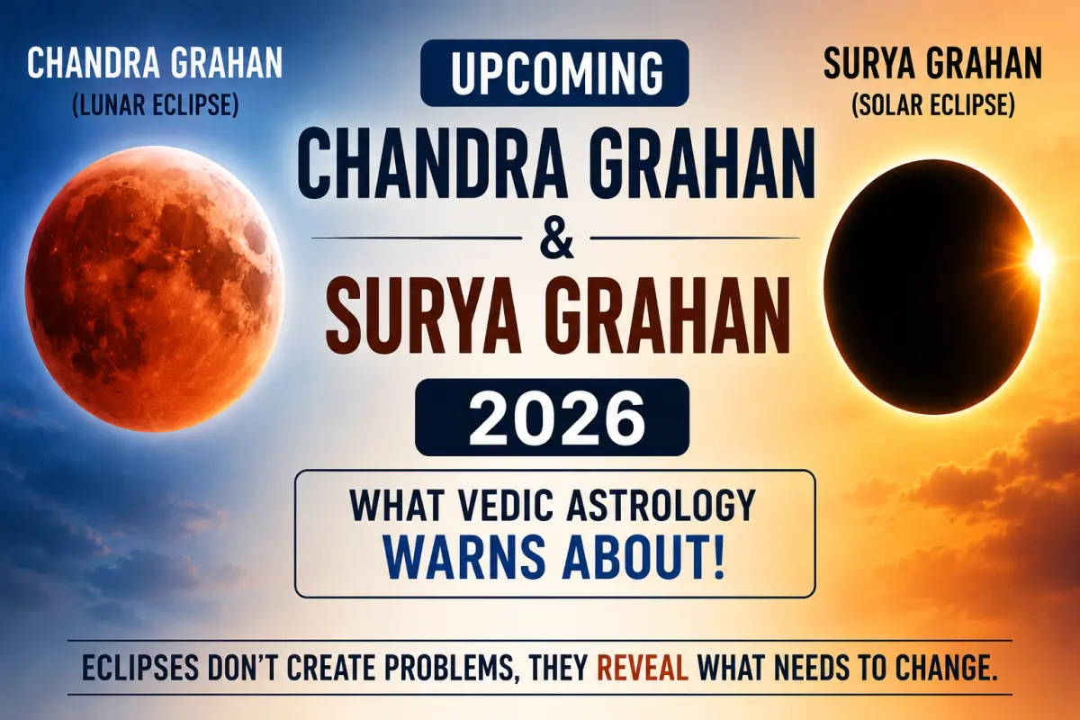 Upcoming Chandra Grahan & Surya Grahan 2026: Exact Dates, Timings, Sutak, Effects & Important Precautions