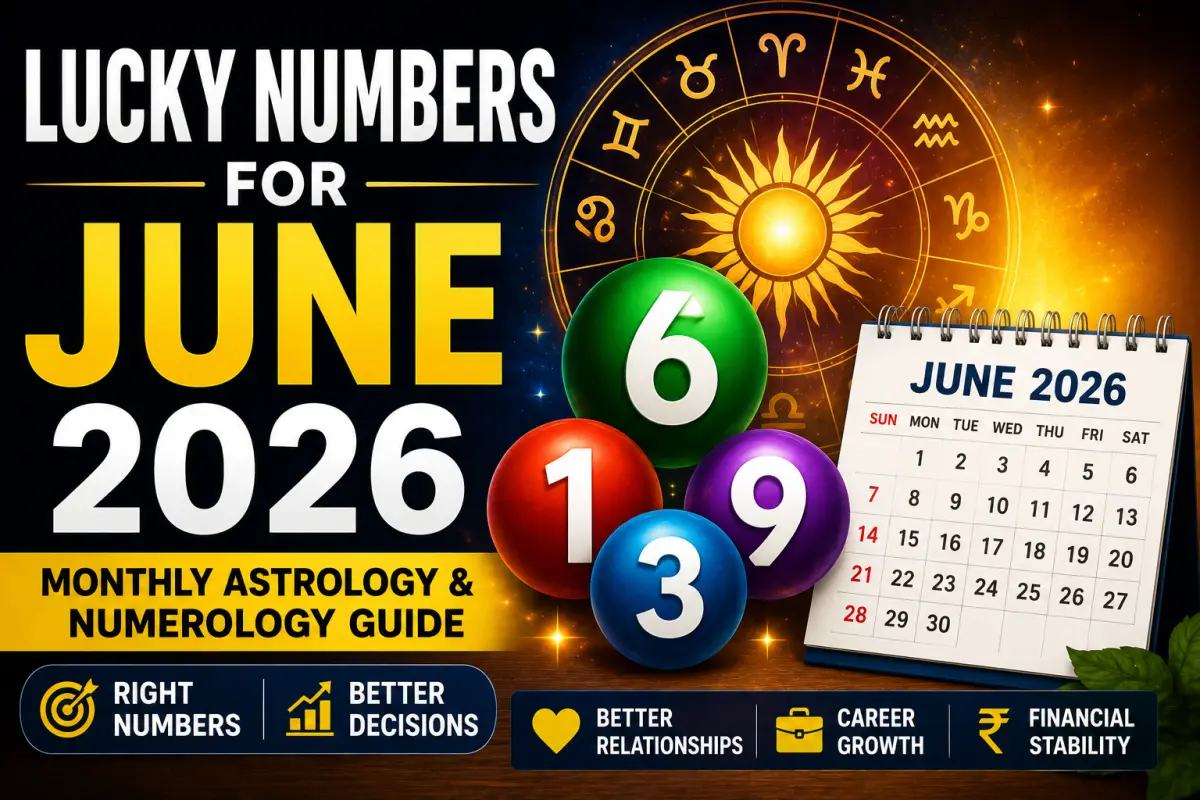 Lucky Numbers for June 2026 According to Vedic Astrology: Monthly Number Energy, Guidance & Best Uses