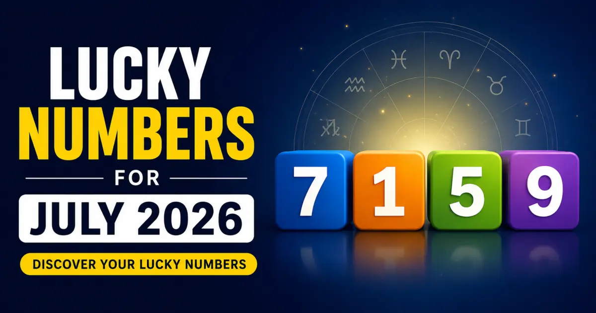 Lucky Numbers for July 2026 According to Vedic Astrology: Monthly Number Energy, Guidance & Best Uses