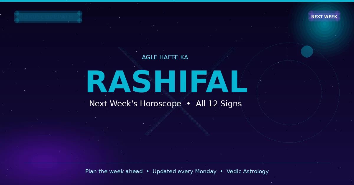 Agle Hafte Ka Rashifal – June 15-21, 2026 | Next Week's Horoscope All Signs